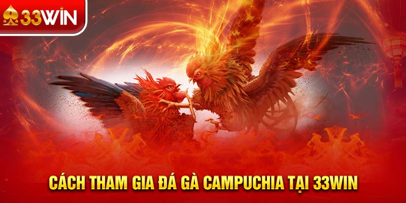 Cách tham gia đá gà Campuchia tại 33Win