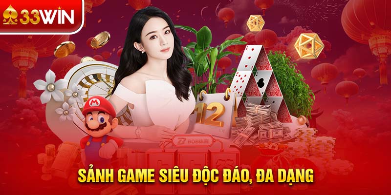 Sản phẩm game độc đáo đến từ 33 WIN casino